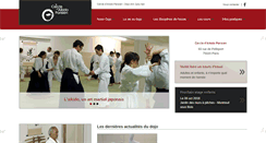 Desktop Screenshot of aikido-paris-cap.org
