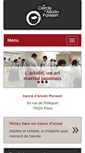 Mobile Screenshot of aikido-paris-cap.org